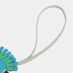 مملوكة مسبقًا Hermes Gee Camail Blue Azteque/Black/Vert Comic/Vert Fizz Lambskin