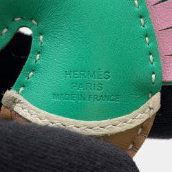 مملوكة مسبقًا حقيبة هيرمس جي كاماييل جلد لامبسكين بلون المنثى/ الموف سيلفستر/ شاي/ نتا