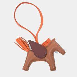 Pre Owned Hermes Pegasus Rodeo Bag Charm Small