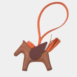 Pre Owned Hermes Pegasus Rodeo Bag Charm Small