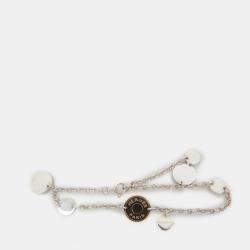 Pre Owned Hermes Confetti Serie 18K Pink Gold Silver 925 Charm Bracelet
