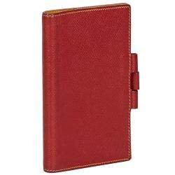 Pre Owned Hermes Two-Tone Courchevel Leather Agenda Cover