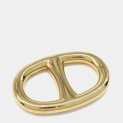Pre Owned Hermès Chandal scarf ring