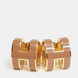 مملوكة مسبقًا Hermès Mini Pop H Logo Earrings