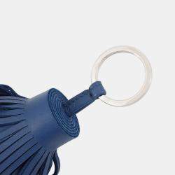 Pre Owned Hermes Carmen Blue De Malte Lambskin