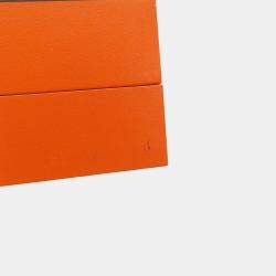 Pre Owned Hermes Chaine D'Ancre Double Bangle Size Lg Sv925