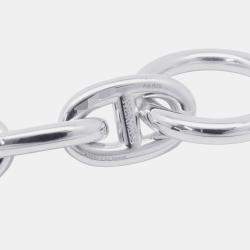 Pre Owned Hermes Chaine D'Ancre Bracelet 13 Frames Size Mm Sv925