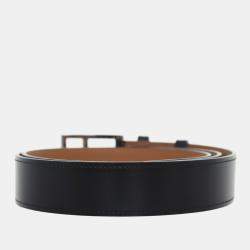 مملوكة مسبقًا Hermes Etriviere 32 Leather Belt