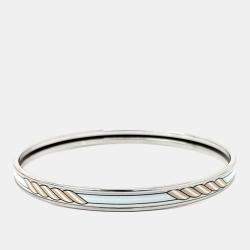 Pre Owned Hermès Silver Tone Bangle