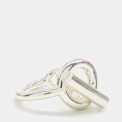 مملوكة مسبقًا Hermès Silver Croisette Ring