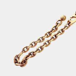 Pre Owned Hermès Gold Tone Keyring and Glove loop