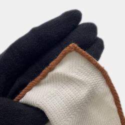 Pre Owned Hermes Carre New Libris Size 110 Ivoire Cashmere85% Silk15%