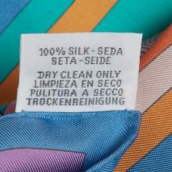 Pre Owned Hermès Multicolor Della Cavalleria Silk Carre Scarf 