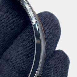 Pre Owned Hermes Clic H PM Black Matt Metal Bracelet