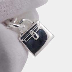 Pre Owned Hermes Kelly Amulette Silver 925 Sterling Silver Women's Necklace