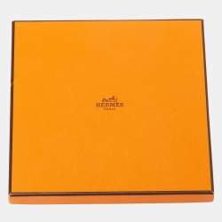Pre Owned Hermès Navy Blue Tropiques Silk Scarf
