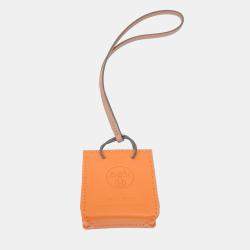 Pre Owned Hermès Sac Orange Bag Charm (Y)