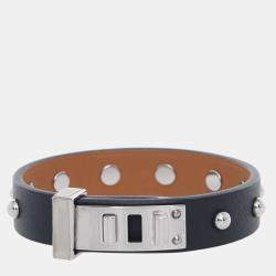 Pre Owned Hermes Mini Dog Stud Bracelet T2