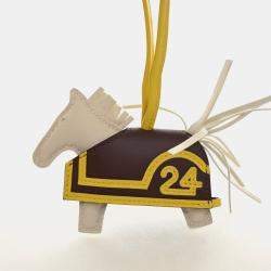 Pre Owned Hermes Milo Lambskin Rodeo Robeo 24 Charm PM