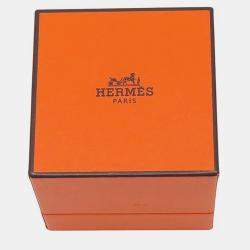مملوكة مسبقًا Hermes Chaine d'Ancre Double Row SV925 Ring Size EU 52 