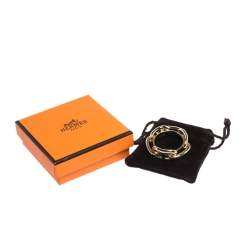 Pre Owned Hermes Regate Permabrass Scarf Ring