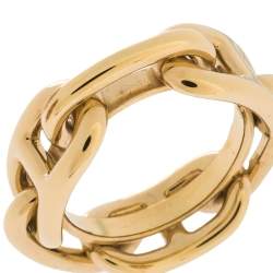 Pre Owned Hermes Regate Permabrass Scarf Ring