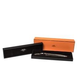 Pre Owned Hermès Sterling Silver Galop Necklace MM