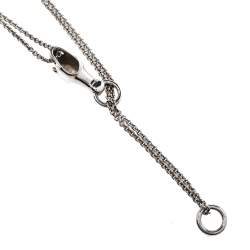 Pre Owned Hermès Sterling Silver Galop Necklace MM