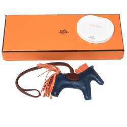Pre Owned Hermes Tri Color GriGri Rodeo Horse Bag Charm PM