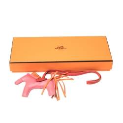 Pre Owned Hermes Tri Color GriGri Rodeo Horse Bag Charm PM