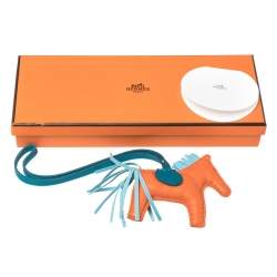 Pre Owned Hermes Tri Color GriGri Rodeo Horse Bag Charm PM