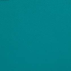 Hermes Vert Vertigo Epsom Leather Zip Tablet Case