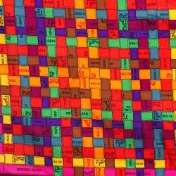 Hermes Multicolor Bolduc Au Carre Silk Scarf