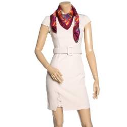 Hermes Multicolor Bolduc Au Carre Silk Scarf