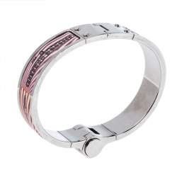 Pre Owned Hermes Multicolor Manufacture de Boucleries Hinged Narrow Bracelet S