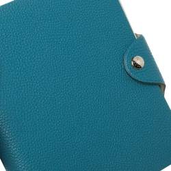 Pre Owned Hermes Blue Leather Agenda Cover