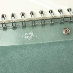 Pre Owned Hermes Blue Leather Agenda Cover