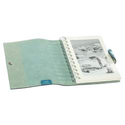 Pre Owned Hermes Blue Leather Agenda Cover