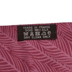 Pre Owned Hermès Multicolor Zebra Pegasus Silk Maxi Twilly