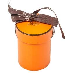 Pre Owned Hermès Red Jungle Love Print Silk Twilly