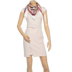 مملوكة مسبقًا وشاح هيرمس حرير مربع لو سونغ دو لو ليكورن متعدد الألوان