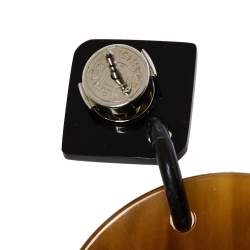 Pre Owned Hermes Isthme Lacquered Buffalo Horn Drop Earrings