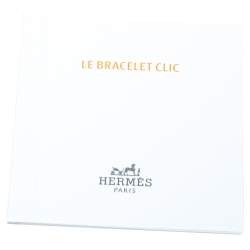 Pre Owned Hermès Clic H Sea Green Enamel Palladium Plated Narrow Bracelet PM