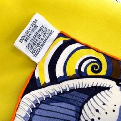 Pre Owned Hermes Multicolor Nap In Paradise Silk Square Scarf