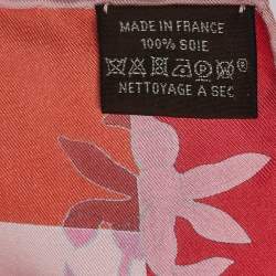 Pre Owned Hermes Pink Della Cavalleria Favolosa Silk Scarf