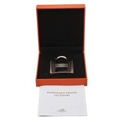 Hermès Silver Tone Jour d'Hermes Lock Perfume Holder