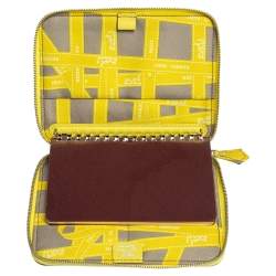 Hermés Lime Epsom Leather Globe Trotter Zip Agenda Cover