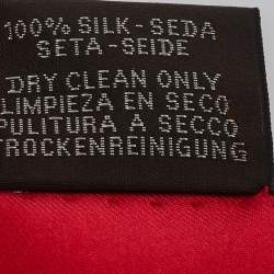 Pre Owned Hermes Red Brides de Gala Nano Scarf