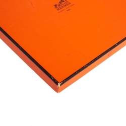 Pre Owned Hermès Grey Hommage a l'Amitie Franco-Hellenique Silk Scarf