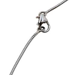 Pre Owned Hermès Pop H Yellow Lacquer Pendant Sterling Silver Necklace